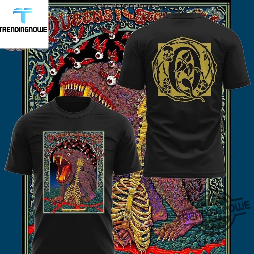 Queens Of The Stone Age World Tour 2025 In Columbus Shirt trendingnowe 1