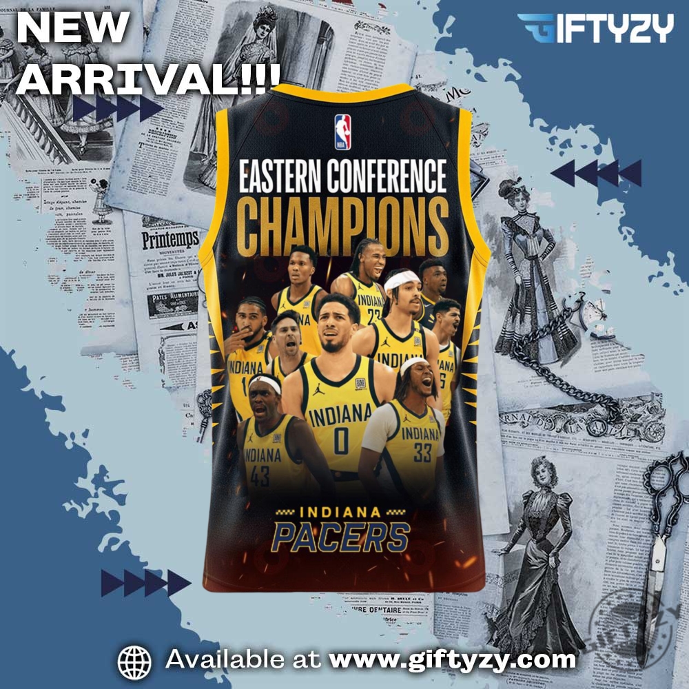 Indiana Pacers Finals Eastern Conference Champions 2025 Special Edition Basketball Jersey 5 Indiana Pacers Finals Eastern Conference Champions 2025 Special Edition Basketball Jersey