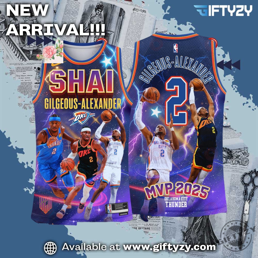 Florida Panthers Champion NHL Stanley Cup 2025 Jersey, NBA 2025 Champions Jersey 16 Shai Gilgeousalexander Oklahoma City Thunder Mvp Special Edition 2025 Basketball Jersey