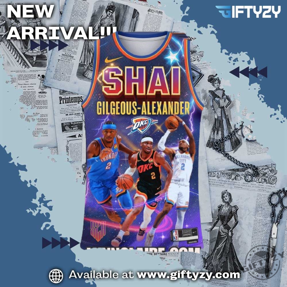 Shai Gilgeousalexander Oklahoma City Thunder Mvp Special Edition 2025 Basketball Jersey 4 Shai Gilgeous-Alexander Oklahoma City Thunder MVP Special Edition 2025 Basketball Jersey