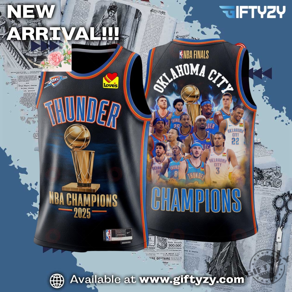 Florida Panthers Champion NHL Stanley Cup 2025 Jersey, NBA 2025 Champions Jersey 17 Nba Finals Oklahoma City Thunder Champions 2025 Special Edition Basketball Jersey
