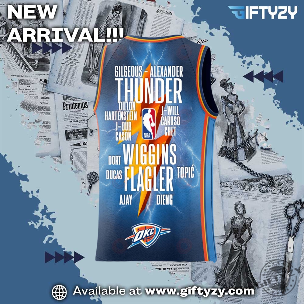 Oklahoma City Thunder Shai Gilgeousalexander 2025 Nba Champions Special Edition Basketball Jersey 5 Oklahoma City Thunder Shai Gilgeous-Alexander 2025 NBA Champions Special Edition Basketball Jersey