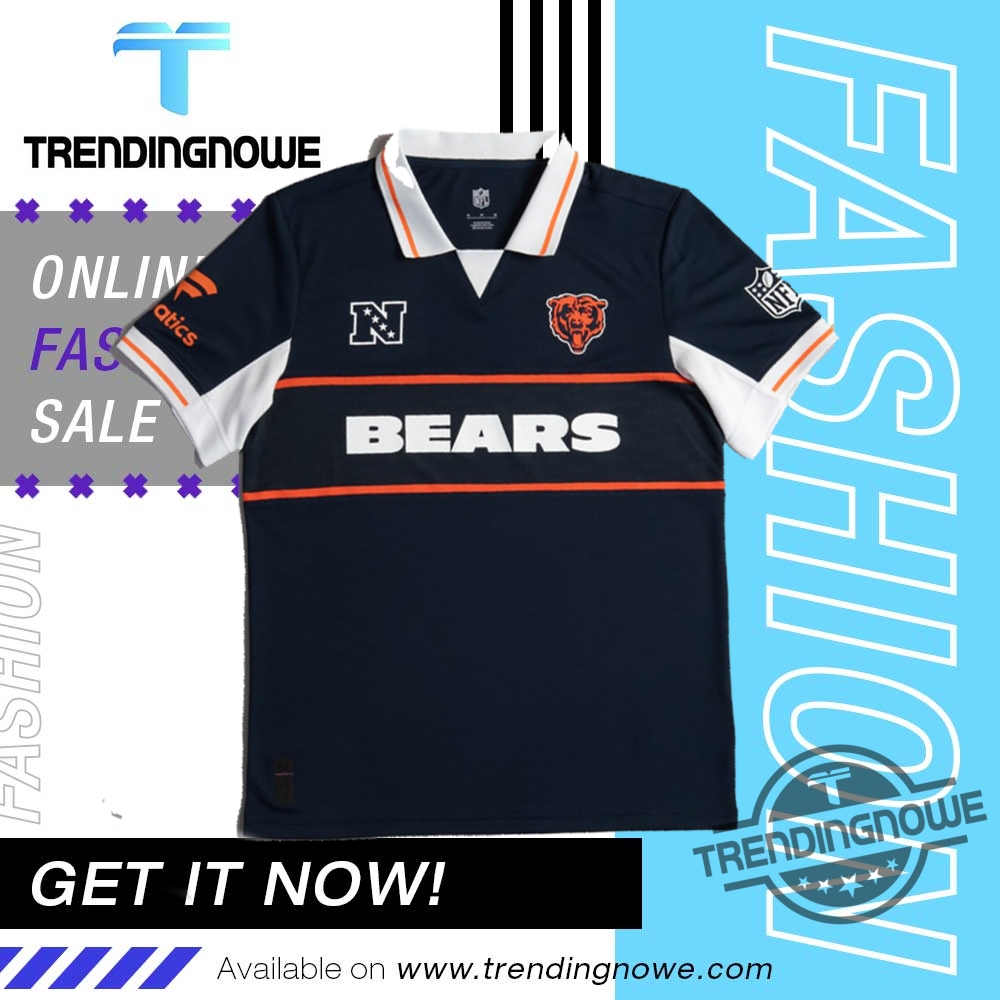 Nfl Fanatics Chicago Bears Football Meets Football Soccer Jersey trendingnowe 1
