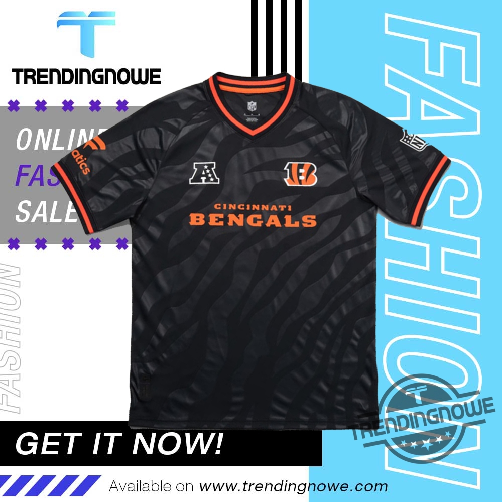 Nfl Fanatics Cincinnati Bengals Football Meets Football Soccer Jersey 5 NFL Fanatics Cincinnati Bengals Football Meets Football Soccer Jersey