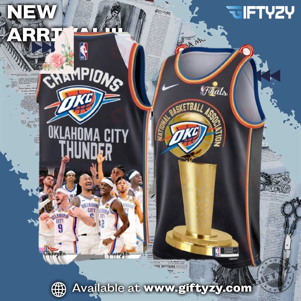 Florida Panthers Champion NHL Stanley Cup 2025 Jersey, NBA 2025 Champions Jersey 23 Nba Finals 2025 Champions Oklahoma City Thunder Built For This Moment Limited Edition Basketball Jersey