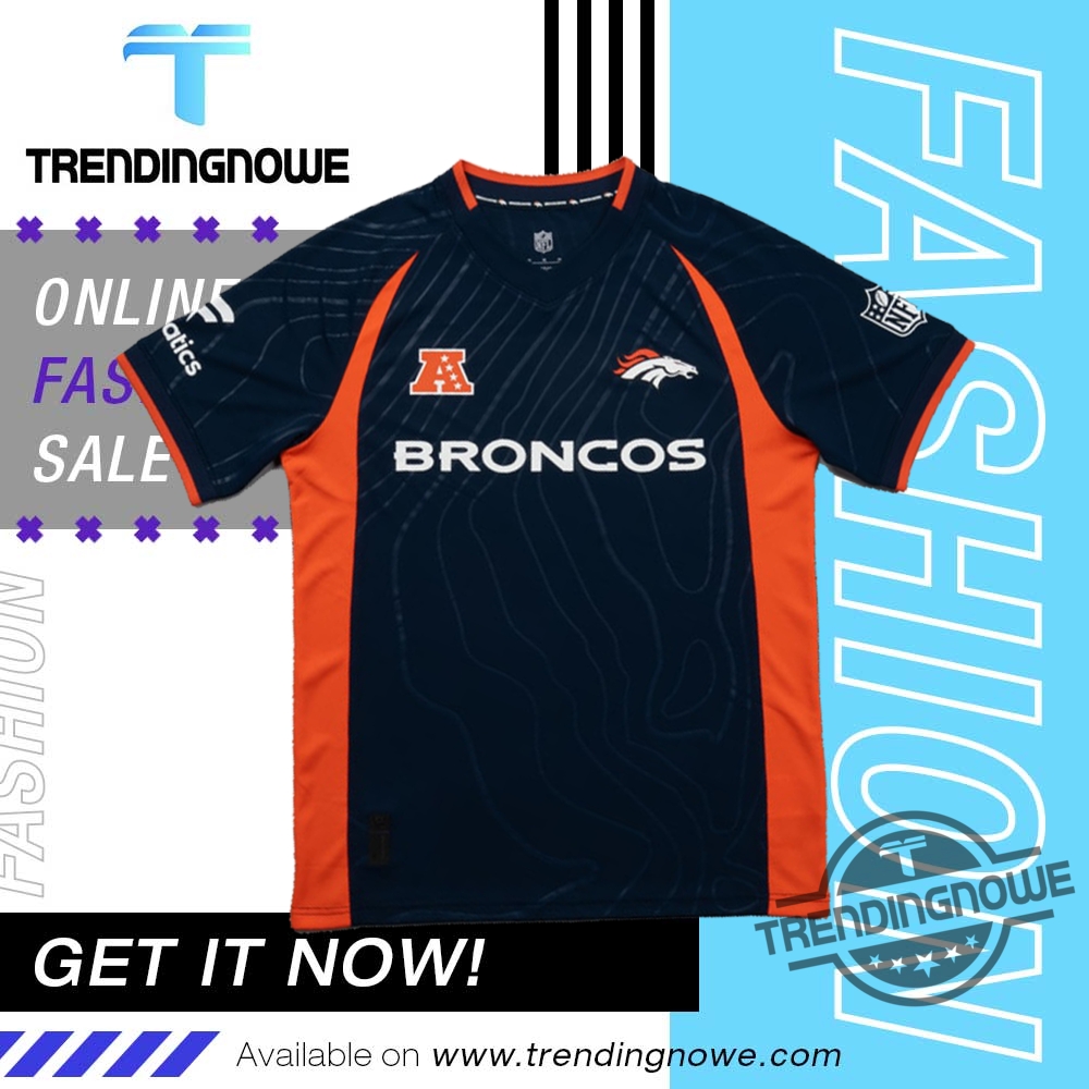 Nfl Fanatics Denver Broncos Football Meets Football Soccer Jersey 5 NFL Fanatics Denver Broncos Football Meets Football Soccer Jersey