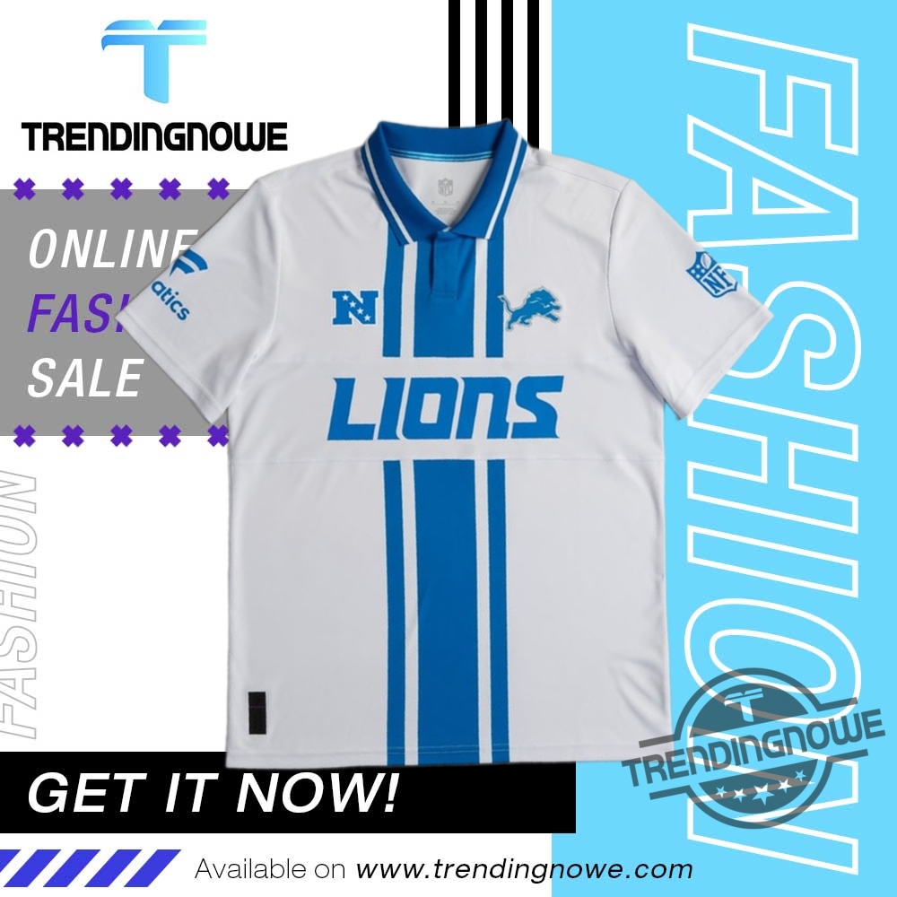 Nfl Fanatics Detroit Lions Football Meets Football Soccer Jersey trendingnowe 1