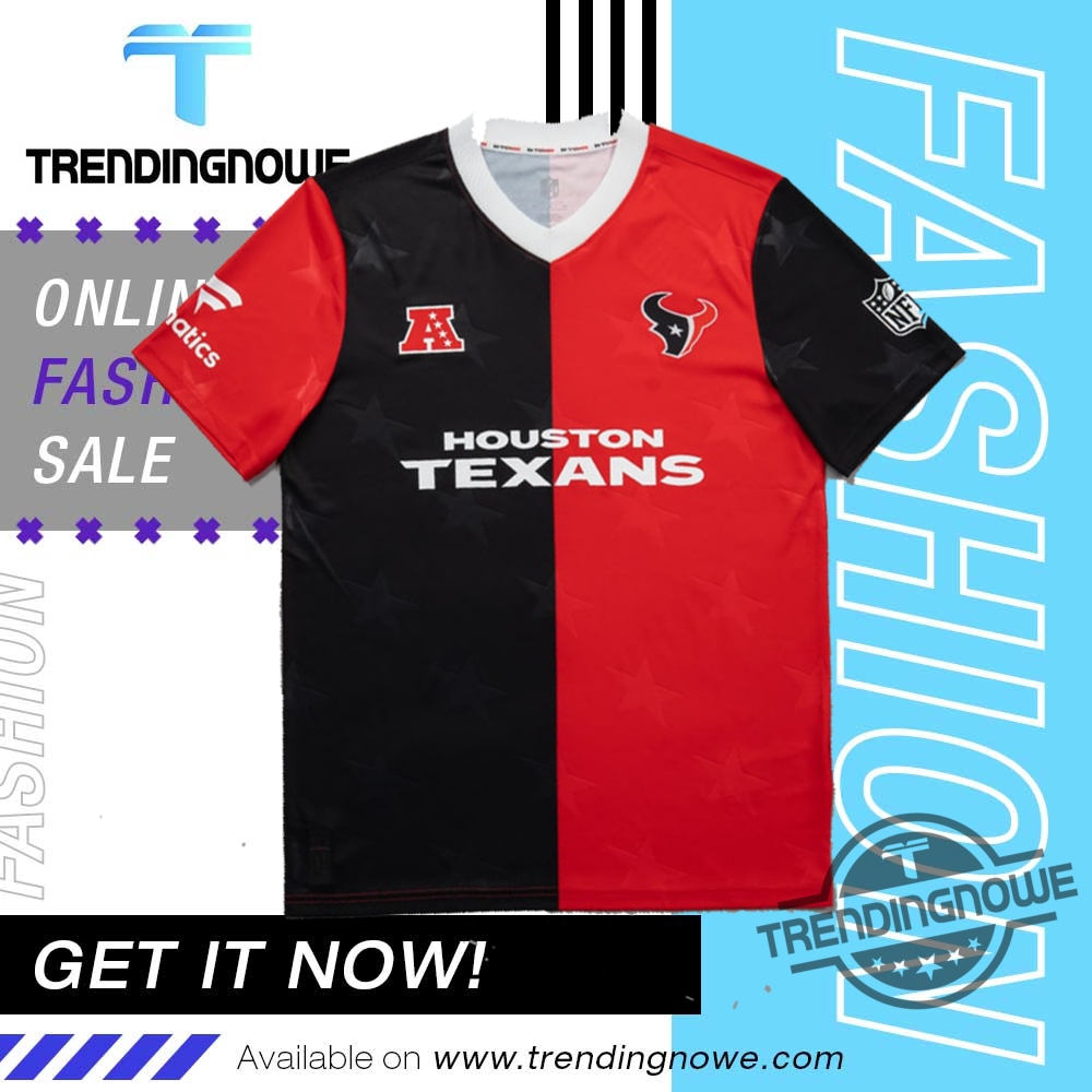 Nfl Fanatics Houston Texans Football Meets Football Soccer Jersey trendingnowe 1