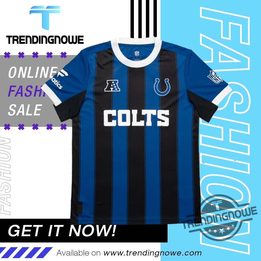 Nfl Fanatics Indianapolis Colts Football Meets Football Soccer Jersey trendingnowe 1