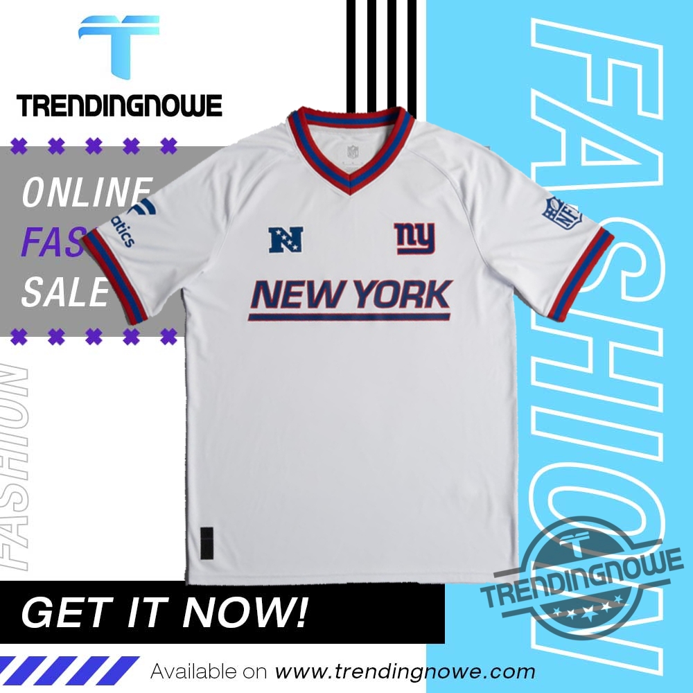 "Score Big with NFL Fanatics Football Soccer Jerseys for Fans" 9 Nfl Fanatics New York Giants Football Meets Football Soccer Jersey