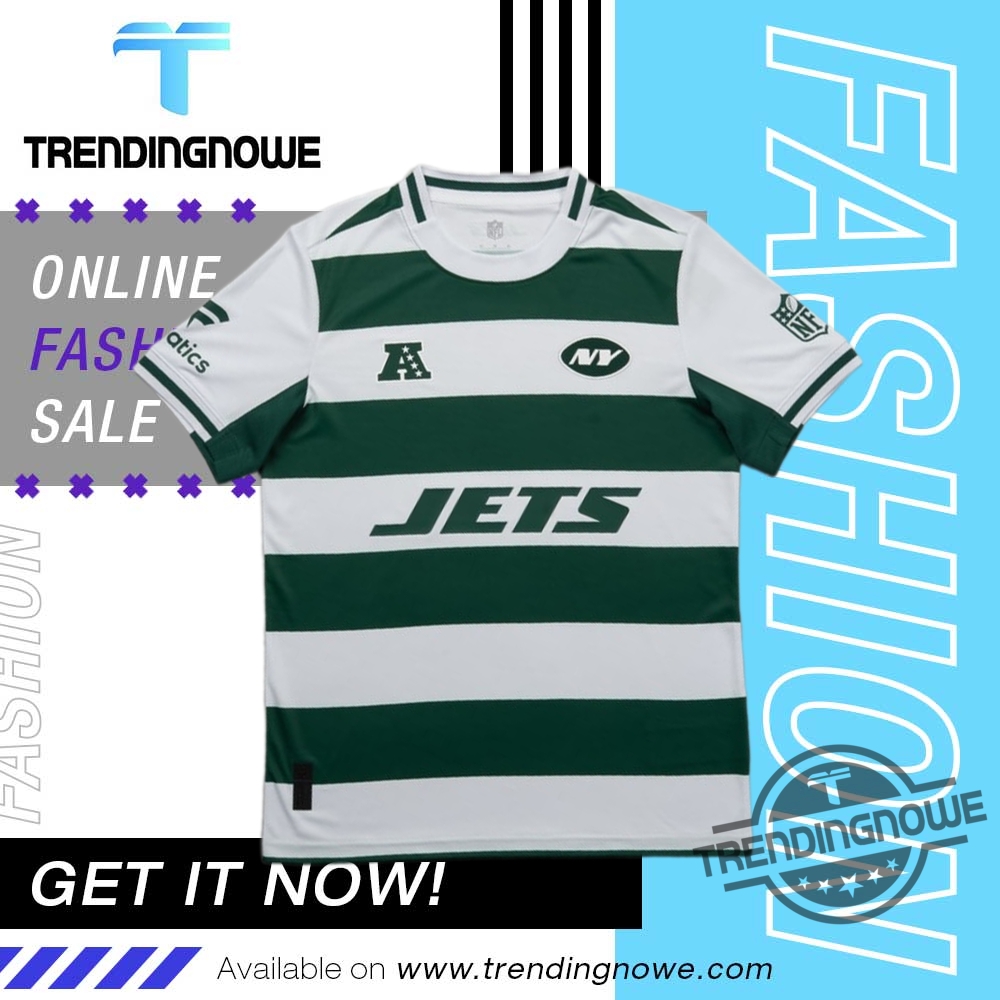 "Score Big with NFL Fanatics Football Soccer Jerseys for Fans" 10 Nfl Fanatics New York Jets Football Meets Football Soccer Jersey