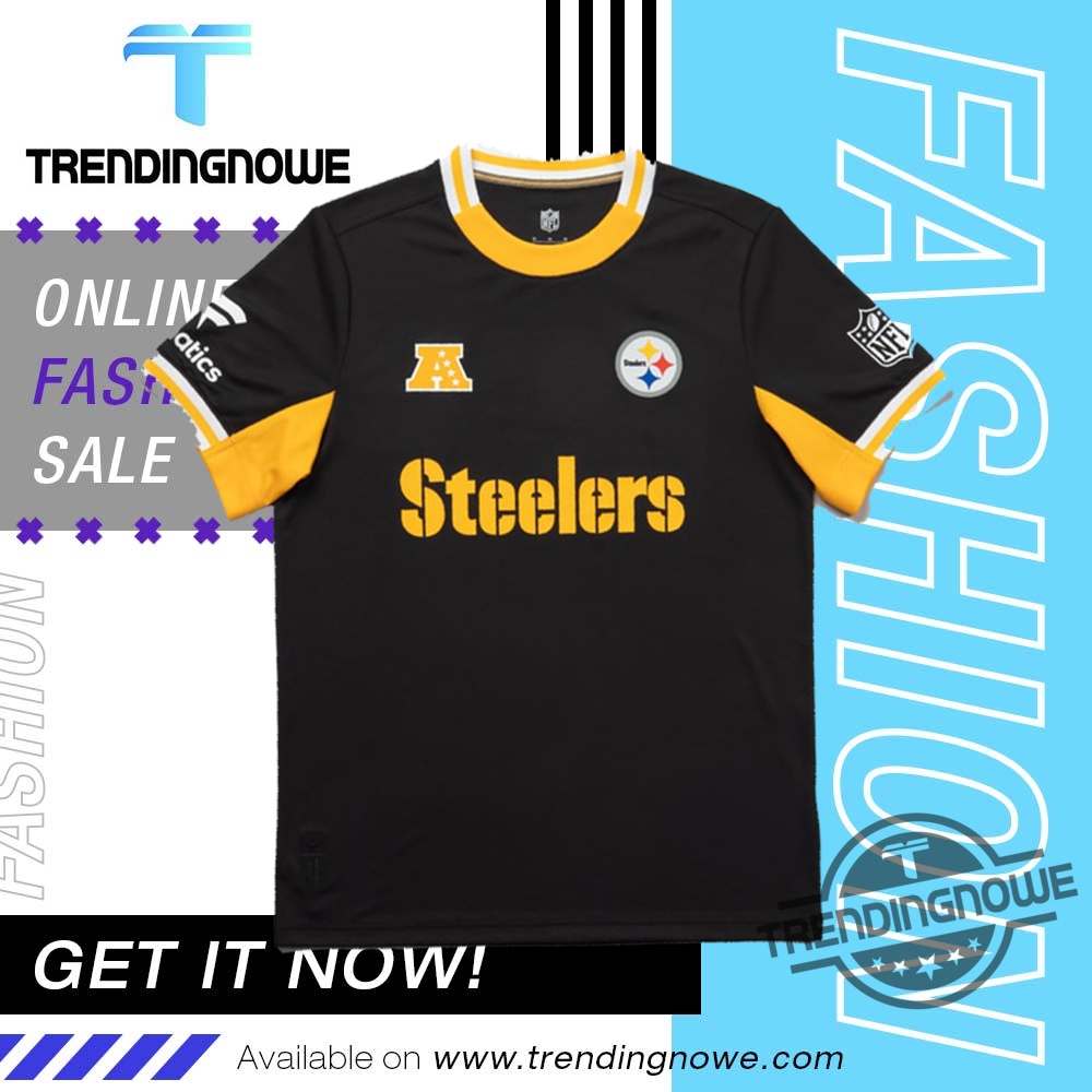 Nfl Fanatics Pittsburgh Steelers Football Meets Football Soccer Jersey trendingnowe 1