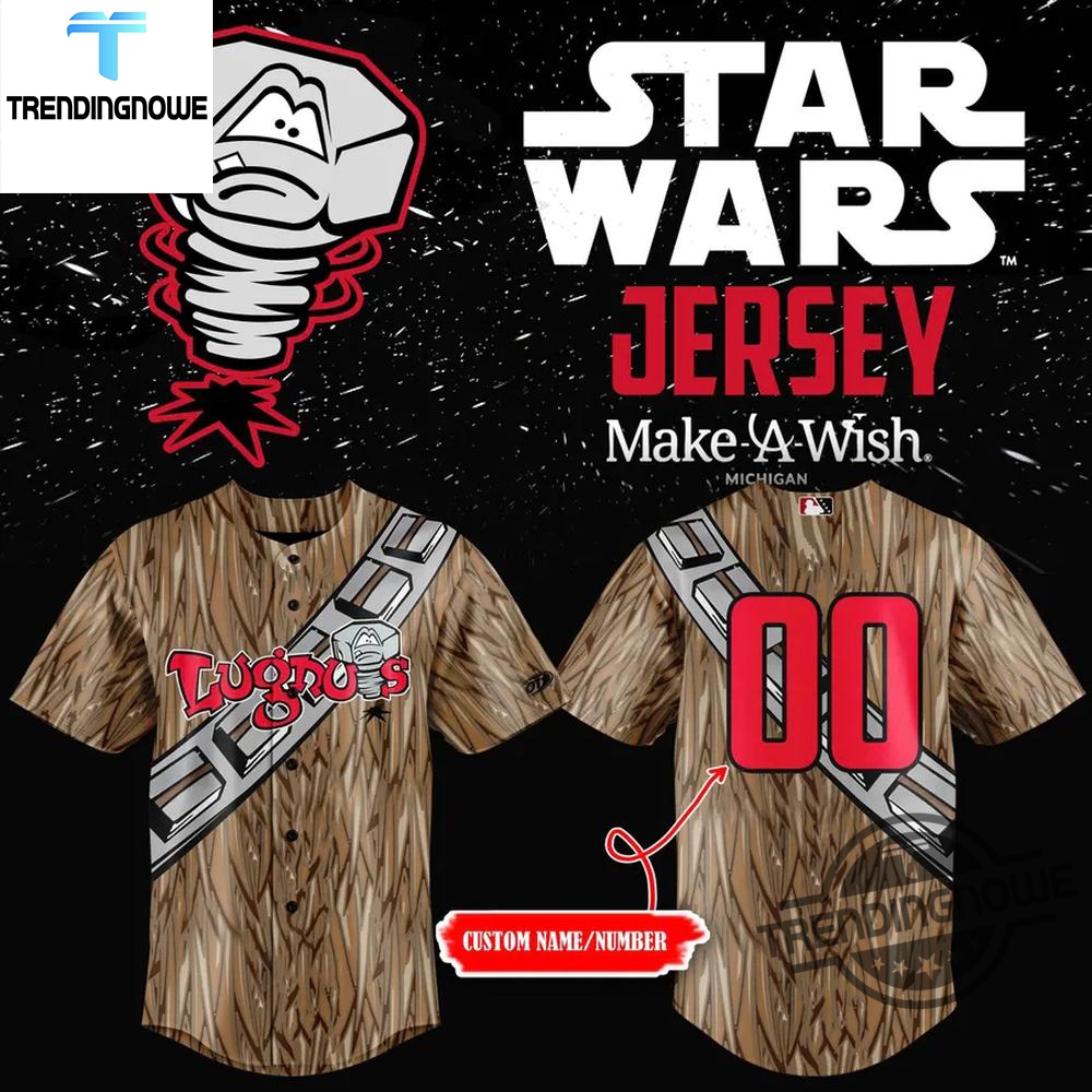Lansing Lugnuts Star Wars Night 2025 Jersey 7 Lansing Lugnuts Star Wars Night 2025 Jersey