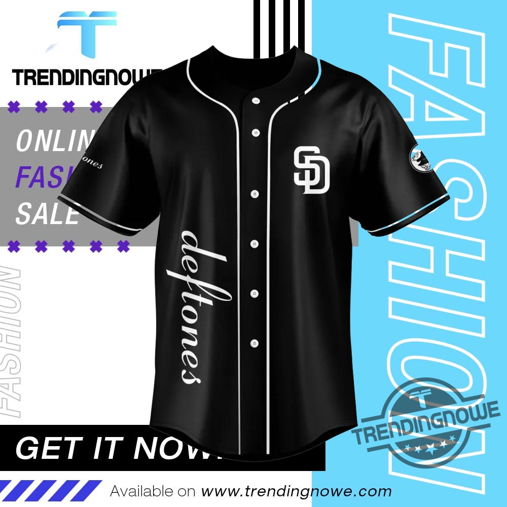 San Diego Padres Deftones Dia De Los Jersey 8 San Diego Padres DEFTONES Dia De Los Jersey