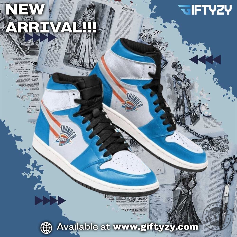 NBA Final 2025 Team Champions Shoes 6 Nba Oklahoma City Thunder Air Jordan Sneakers Shoes