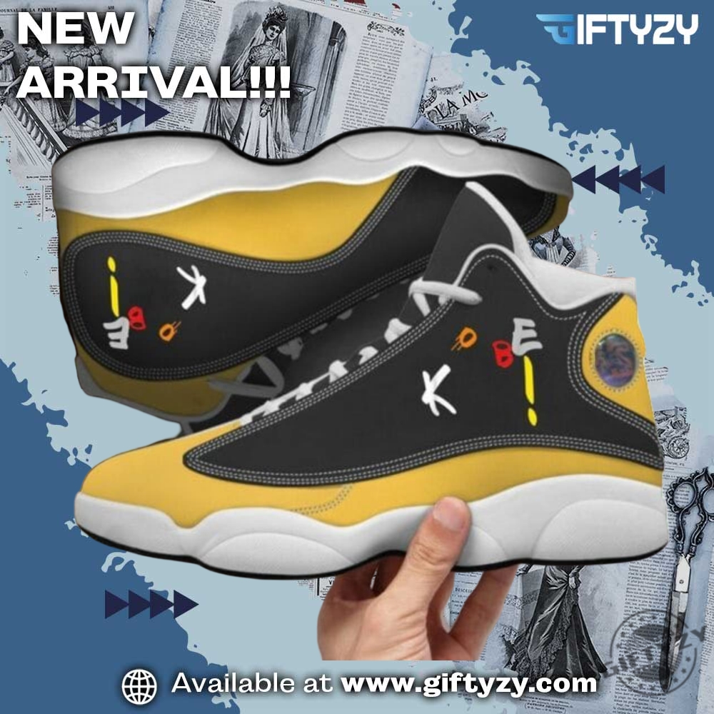 NBA Final 2025 Team Champions Shoes 9 Kobe Bryan Los Angeles Lakers Big Logo Air Jordan 13 Shoes