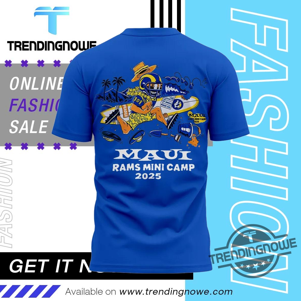 Los Angeles Rams Iconic Wave Wailea Village Shirt 8 Los Angeles Rams Iconic Wave Wailea Village Shirt