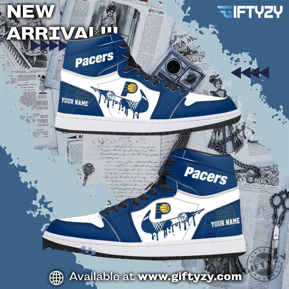 Nba Indiana Pacers Custom Name Air Jordan 1 Shoes Sport Hightop Sneakers 3 NBA Indiana Pacers Custom Name Air Jordan 1 Shoes Sport Hightop Sneakers