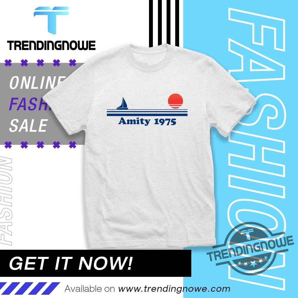 "Celebrate Jaws 50th Anniversary with Iconic Amity Island Apparel Collection" 2 Jaws Amity 1975 Shirt Amity Island T Shirt
