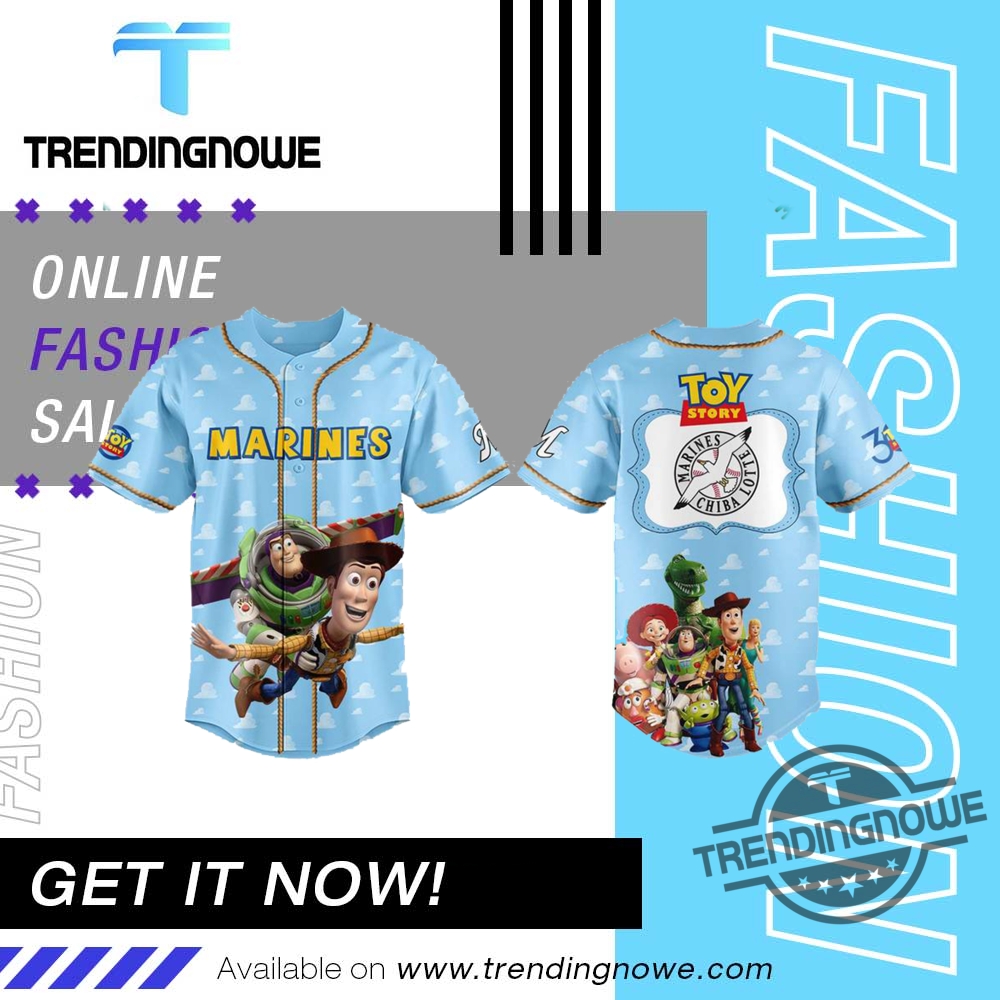 Seattle Mariners Toy Story 30 Years Anniversary Baseball Jersey 4 Seattle Mariners Toy Story 30 Years Anniversary Baseball Jersey