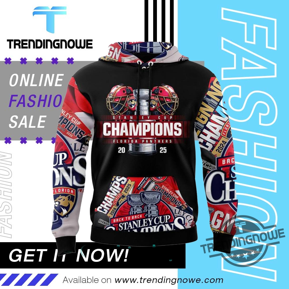 Florida Panthers 2025 Stanley Cup Champions All Hoodie 9 Florida Panthers 2025 Stanley Cup Champions All Hoodie