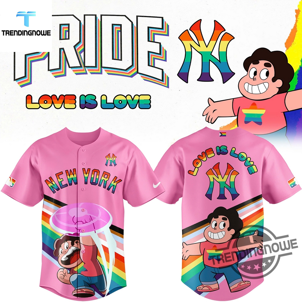 Los Angeles Dodgers Steven Universe Pride Love Is Love Baseball Jersey