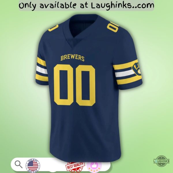 2025 personalized milwaukee brewers football jersey shirt sga
