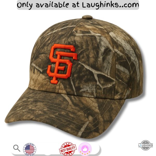 giants camo embroidered and full printed baseball cap trucker cap snapback inspired by june 2025 sf giants hat giveaway laughinks 1