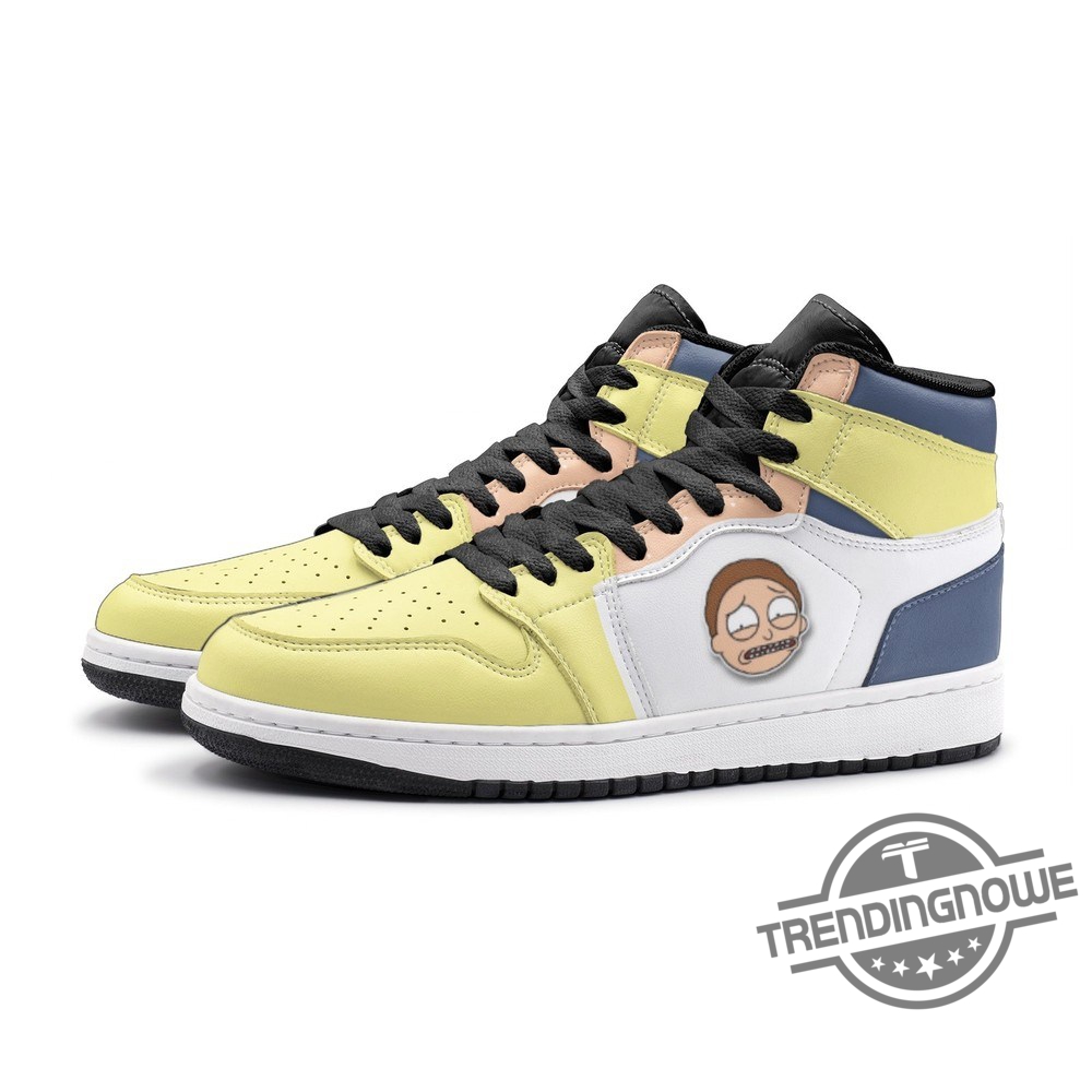 Sick Morty Rick And Morty Air Jordan 1 Sneakers