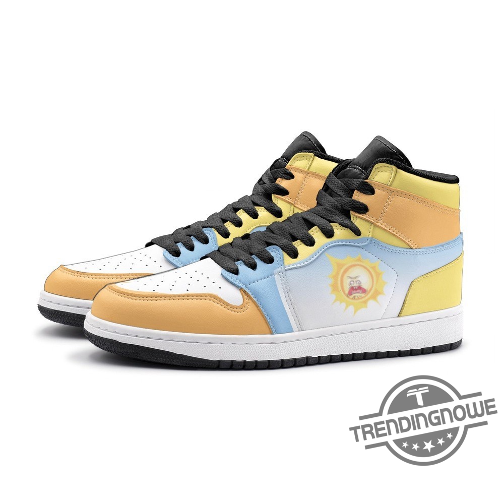 Screaming Sun Rick And Morty Air Jordan 1 Sneakers 8 Screaming Sun Rick And Morty Air Jordan 1 Sneakers