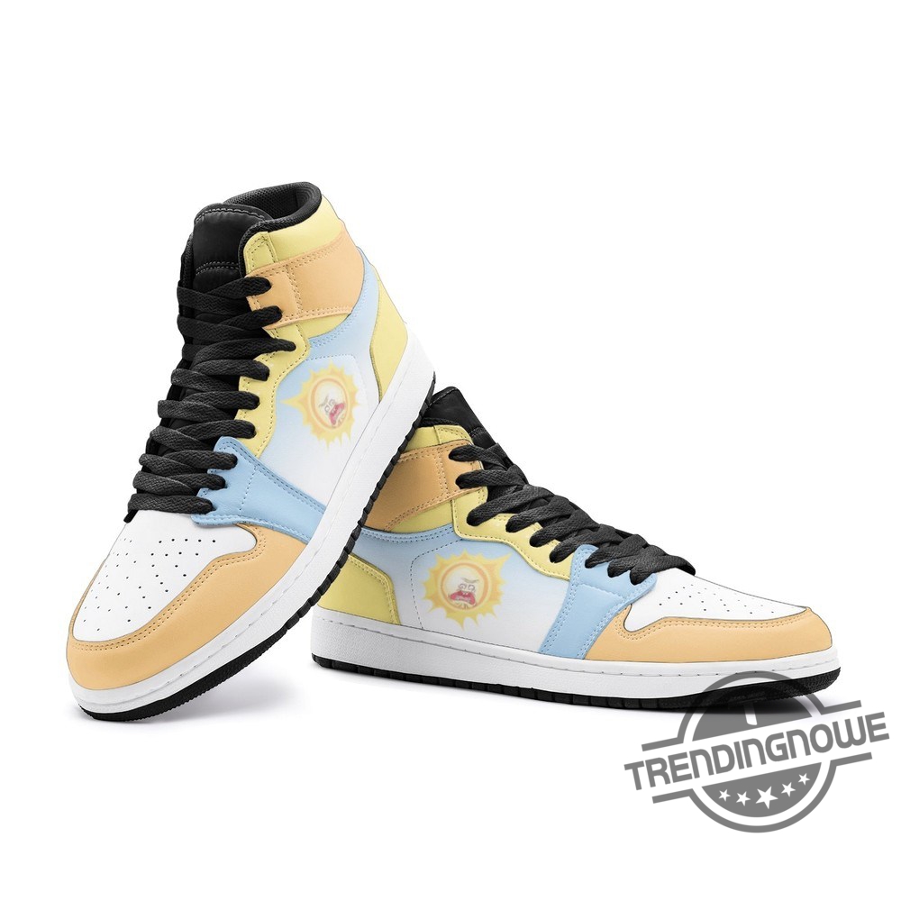 Screaming Sun Rick And Morty Air Jordan 1 Sneakers 9 Screaming Sun Rick And Morty Air Jordan 1 Sneakers