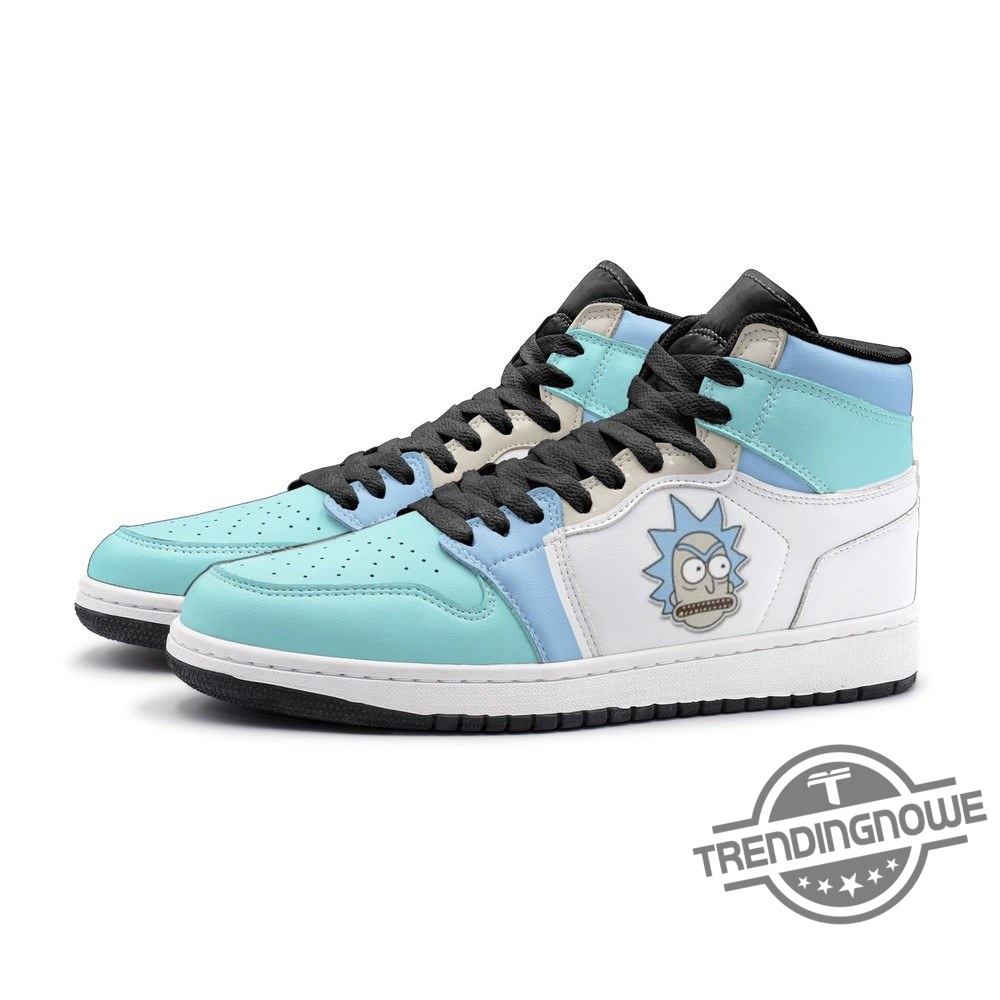 Rick Got Angry Rick And Morty Air Jordan 1 Sneakers