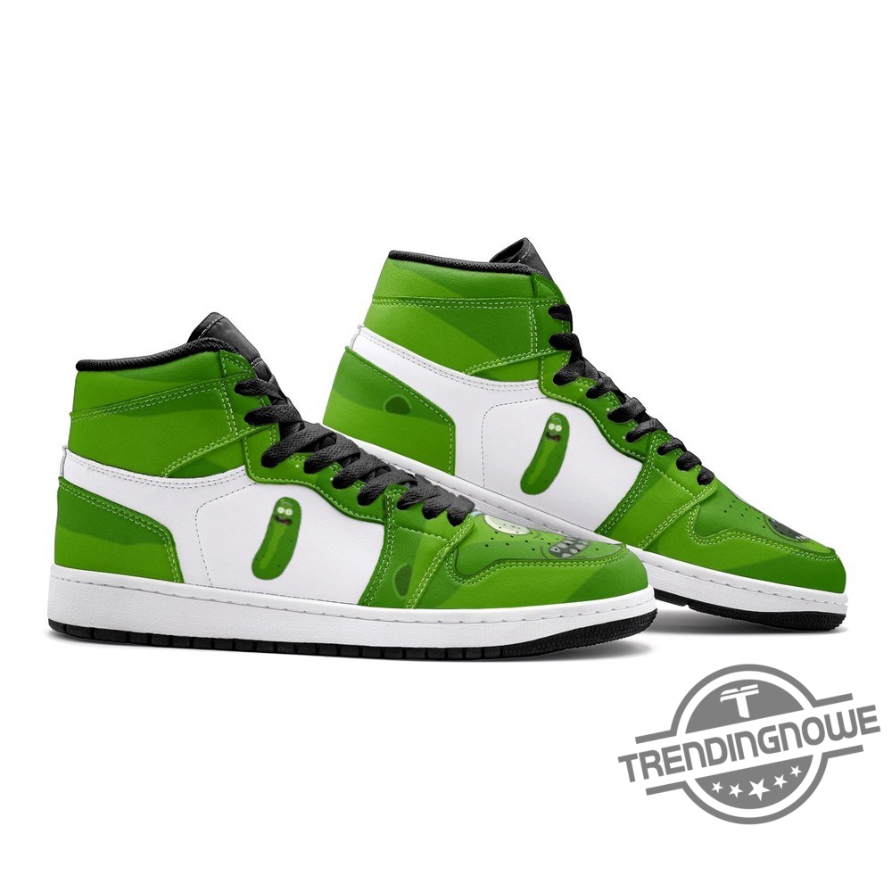 Pickle Rick Face Rick And Morty Air Jordan 1 Sneakers 7 Pickle Rick Face Rick And Morty Air Jordan 1 Sneakers