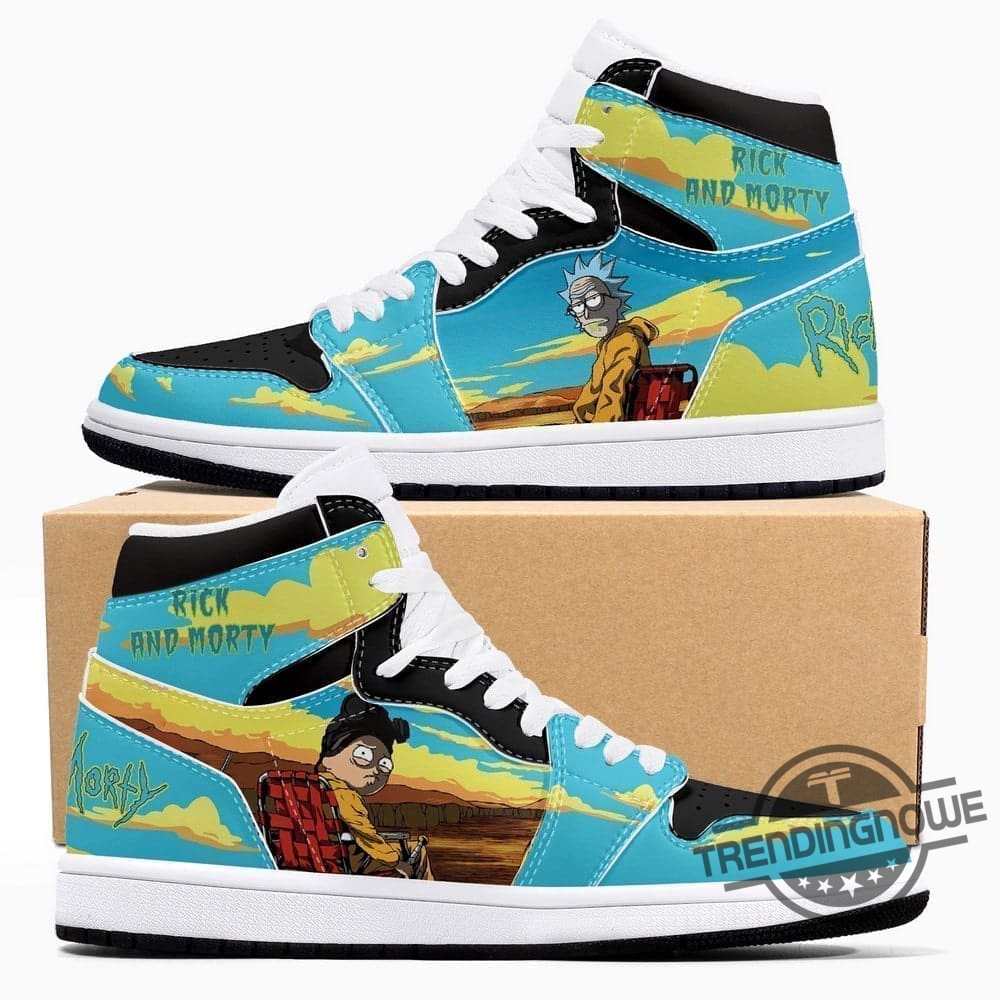 Rick And Morty Crossover Breaking Bad Air Jordan 1 Sneakers trendingnowe 2