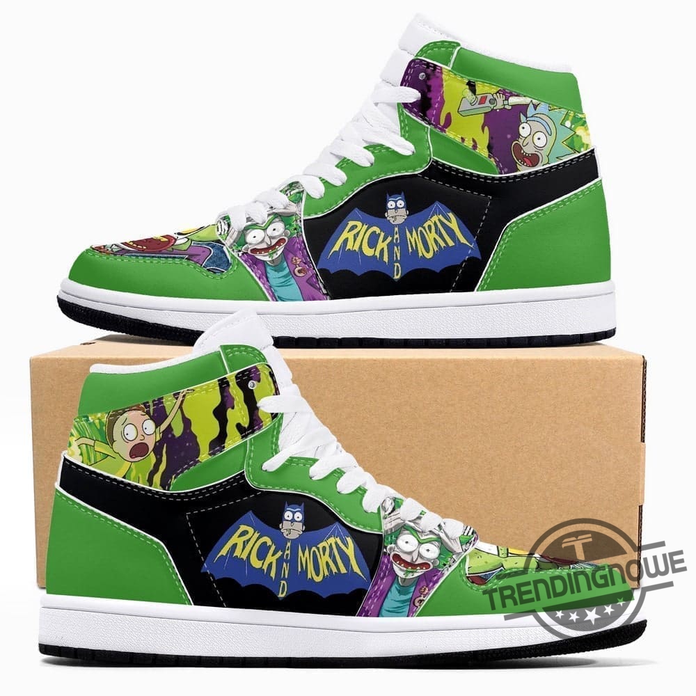 Batman Rick And Morty Air Jordan 1 Sneakers 7 Batman Rick And Morty Air Jordan 1 Sneakers