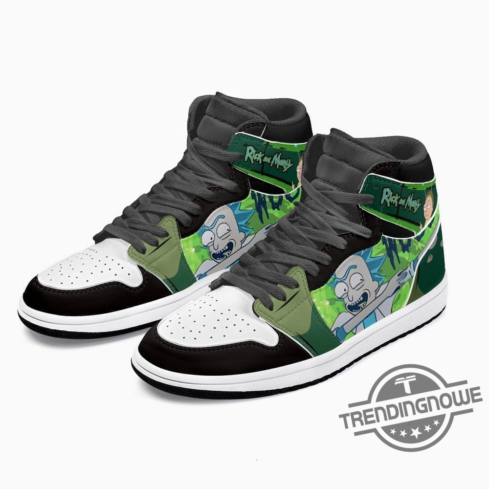 Cartoon Rick And Morty Air Jordan 1 Sneakers 8 Cartoon Rick And Morty Air Jordan 1 Sneakers