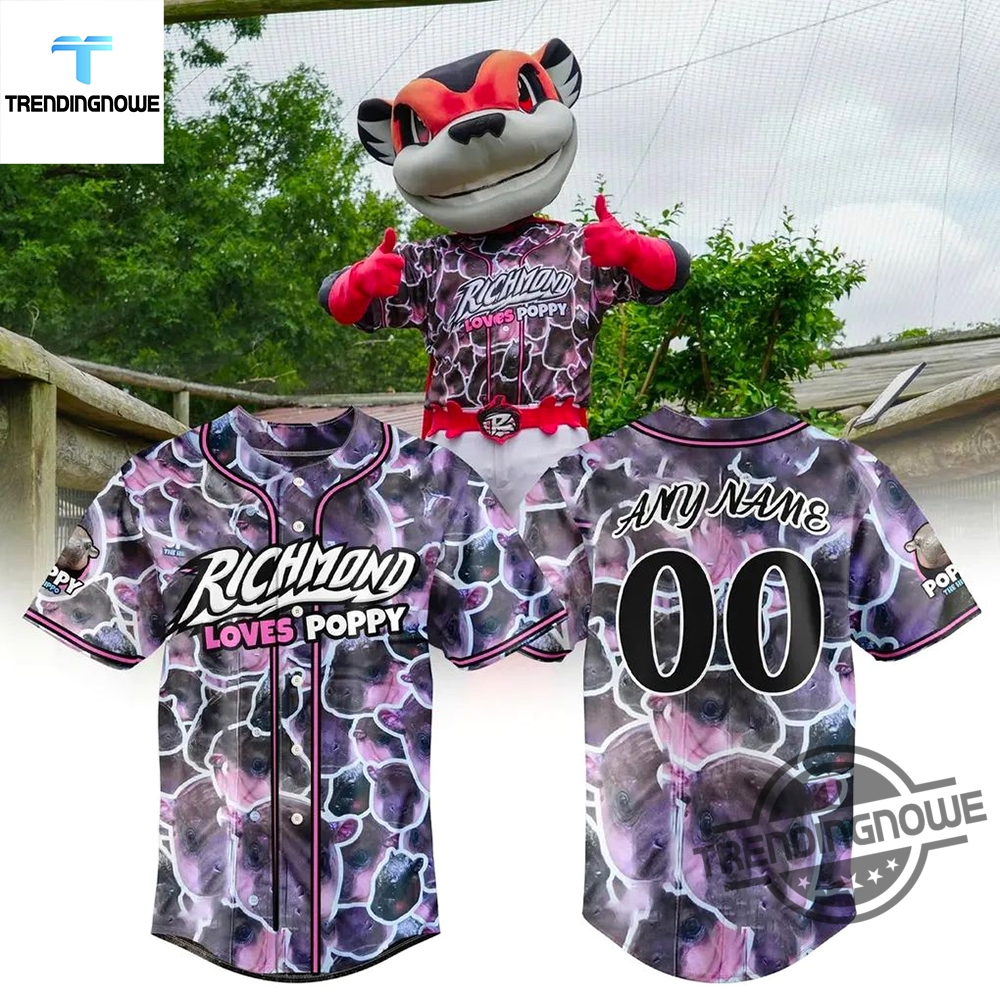 "2025 MLB Metallica Jerseys: Angels, Marlins, Brewers, Twins, Royals" 22 Richmond Loves Poppy Fans 2025 Jersey