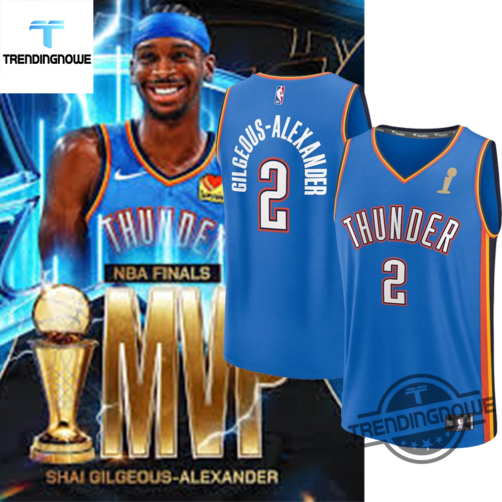 Shai Gilgeous Alexander Oklahoma City Thunder 2025 NBA Finals Champions Jersey 7 Shai Gilgeous Alexander Oklahoma City Thunder 2025 NBA Finals Champions Jersey