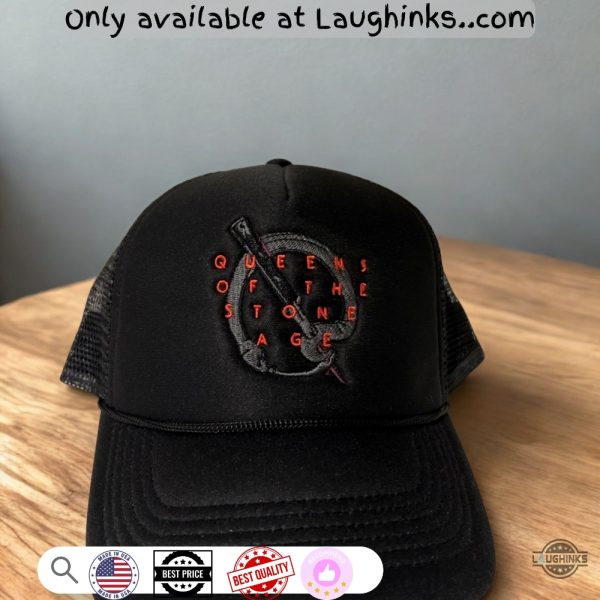queens of the stone age snake embroidered hat 2025