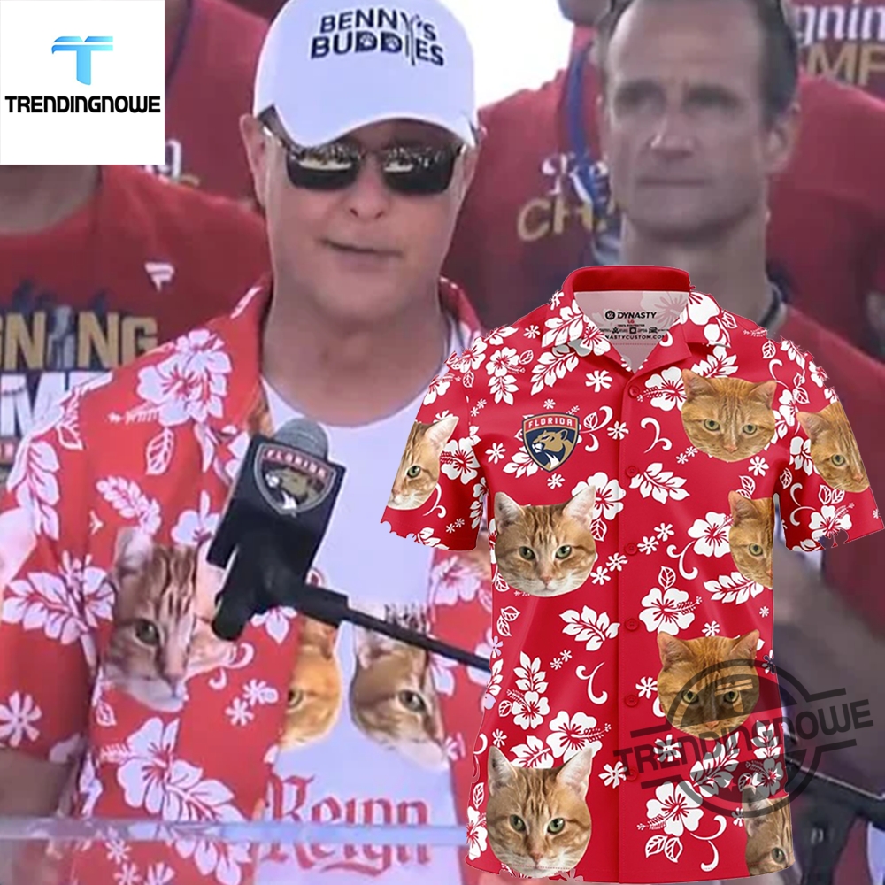 "Top Trending Shirts: Bold Statements and Unique Designs in 2023" 11 Florida Panthers Coach Paul Maurice Cat Hawaiian Shirt
