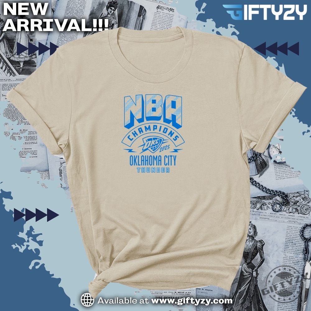 Nba 2025 Okc Thunder Champions Shirt 4 NBA 2025 OKC THUNDER CHAMPIONS Shirt