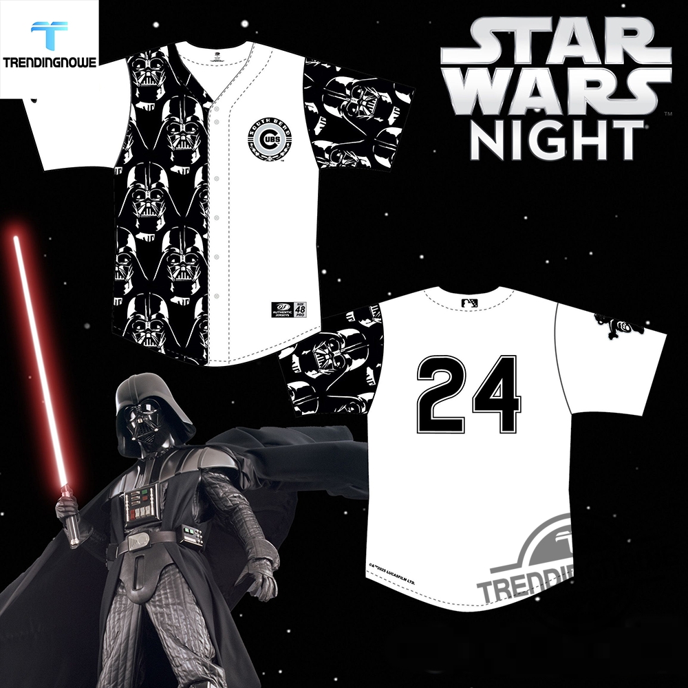 South Bend Cubs Star Wars Night 2025 Baseball Jersey