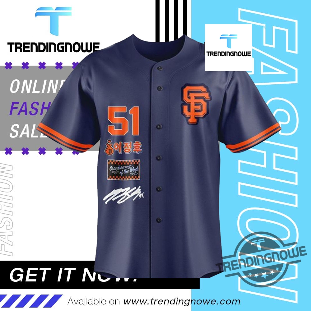 San Francisco Giants Jung Hoo Lee Baseball Jersey 8 San Francisco Giants Jung Hoo Lee Baseball Jersey