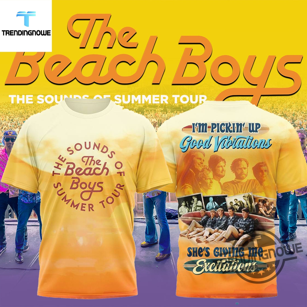 The Beach Boys The Sound Of Summer Tour 2025 Shirt 7 The Beach Boys The Sound Of Summer Tour 2025 Shirt