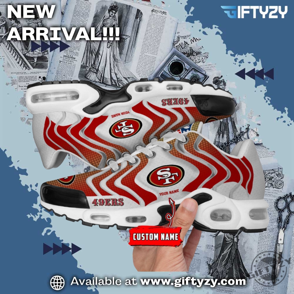 Nfl San Francisco 49Ers Ultra Custom Name Nike Air Max Plus Sneakers Shoes 3 NFL San Francisco 49ers Ultra Custom Name Nike Air Max Plus Sneakers Shoes