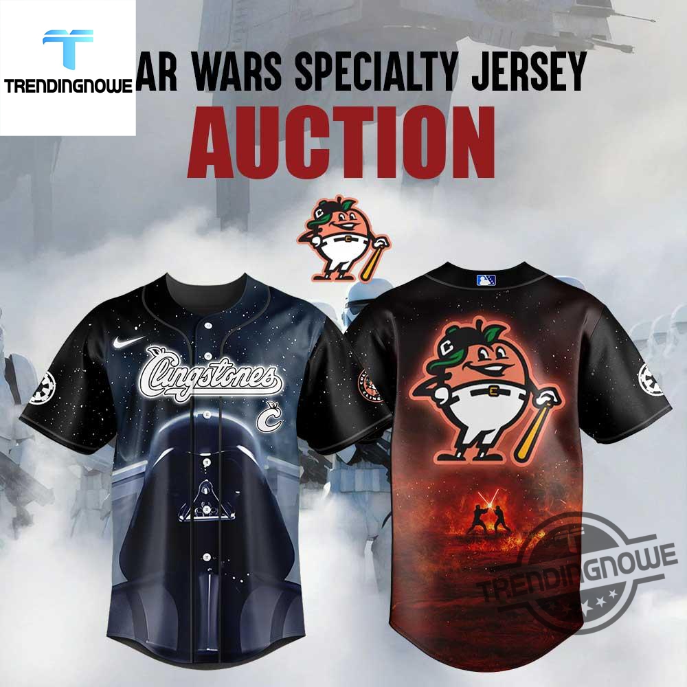 "Top 2025 Shirts: Thunder, Beach Boys, Blue Jays, Trivium & More" 13 Columbus Clingstones Star Wars 20255 Baseball Jersey