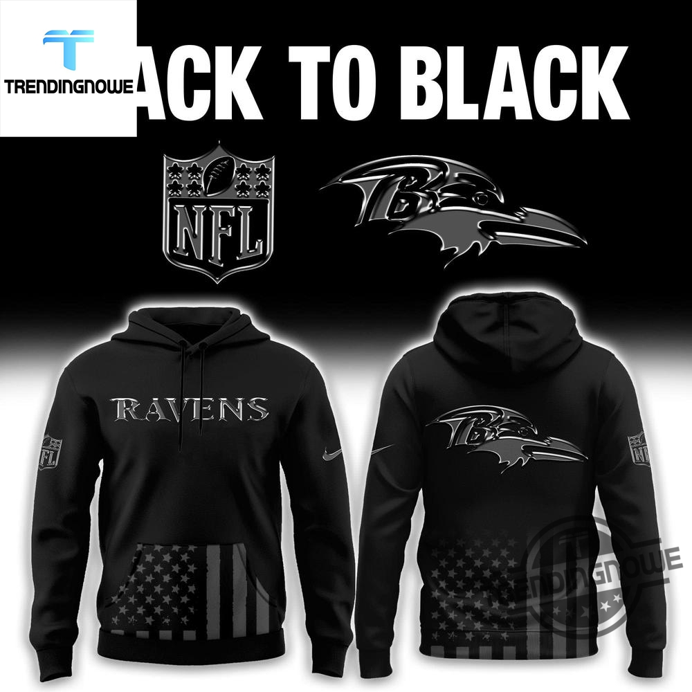 "Top 2025 Shirts: Thunder, Beach Boys, Blue Jays, Trivium & More" 15 Baltimore Ravens Back To Black 2025 Shirt