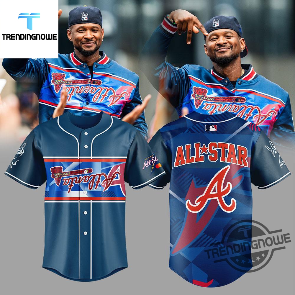 "Top 2025 Shirts: Thunder, Beach Boys, Blue Jays, Trivium & More" 16 Atlanta Braves Peace Up A Town Usher 2025 Baseball Jersey