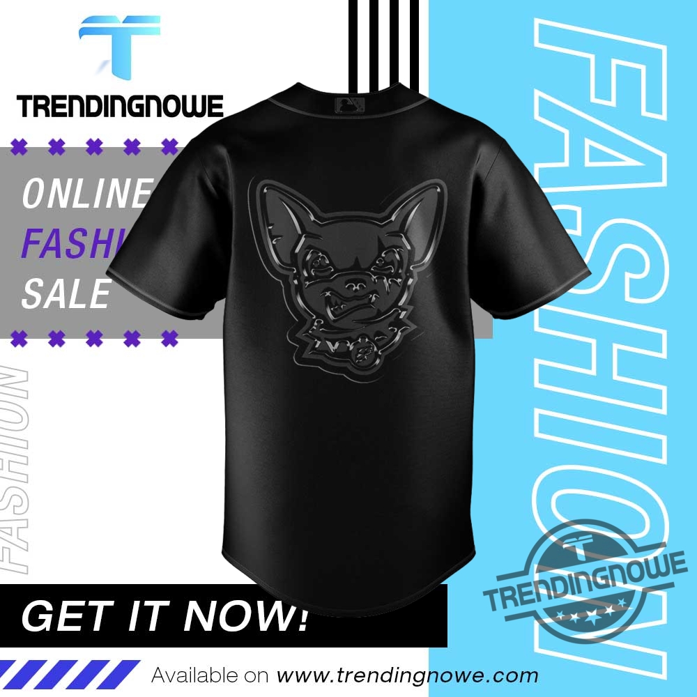 El Paso Chihuahuas Back In Black 2025 Baseball Jersey 9 El Paso Chihuahuas Back In Black 2025 Baseball Jersey