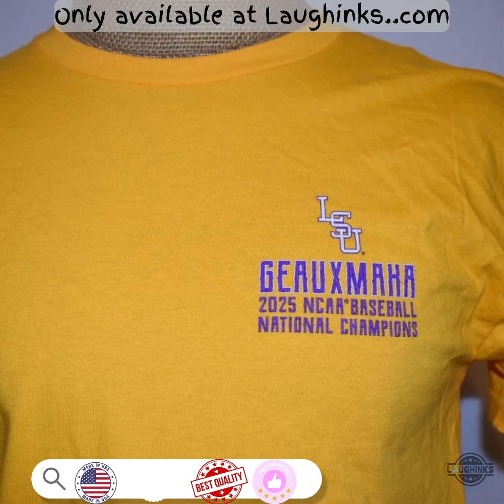 Lsu Tigers Baseball 2025 National Champions Geaux Tigers Shirt Choose Color 2 LSU